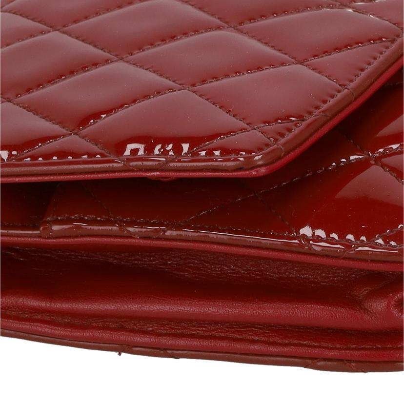 CHANEL シャネル/マトラッセ19パテントレザーチェーンウォレット/A48692//155*****/ABランク/24