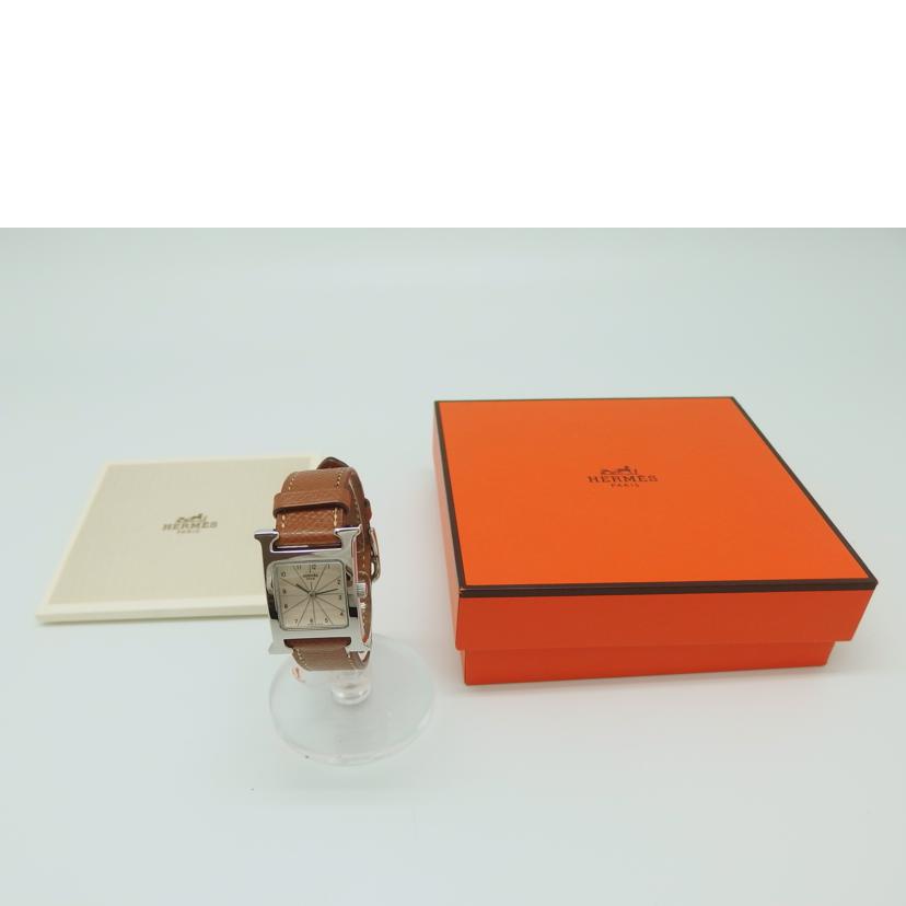 HERMES エルメス/Hウォッチ/クォーツ【ケース仕上げ済】/HH1.210//160****/ABランク/82