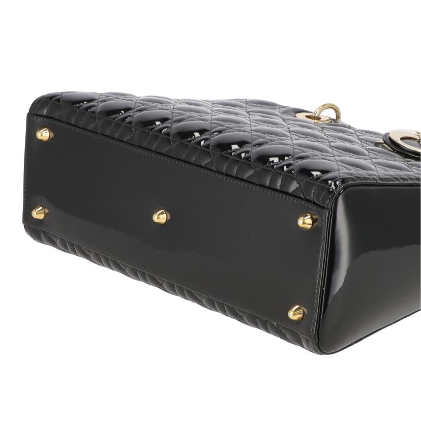 ChristianDior クリスチャンディオール/レディーディオールパテントレザーカナージュ2wayハンド/VRB44560//17-*******/ABランク/24