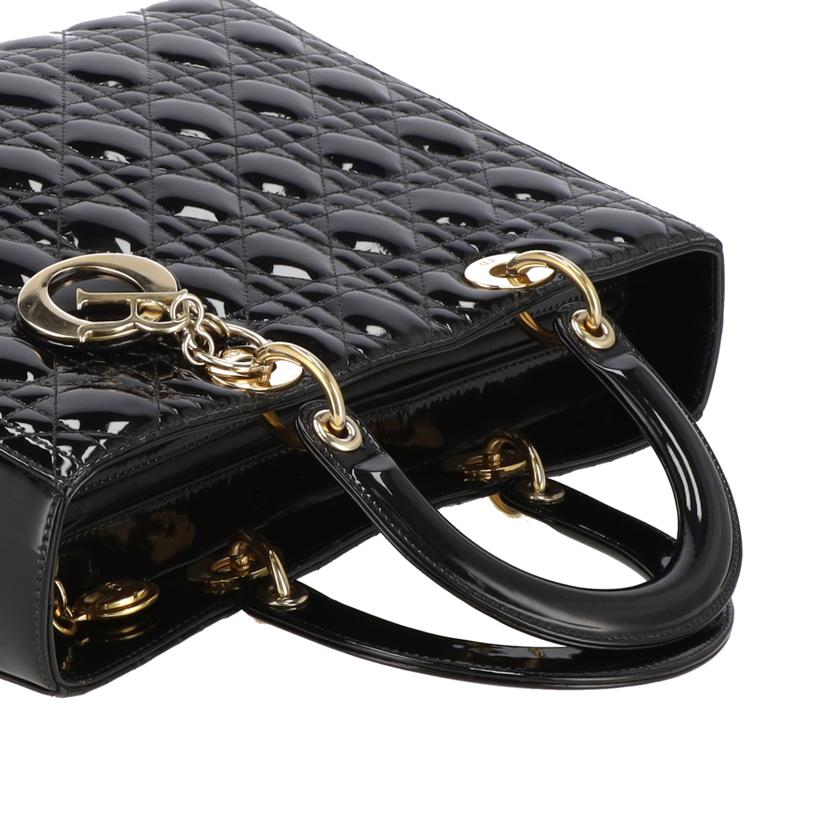 ChristianDior クリスチャンディオール/レディーディオールパテントレザーカナージュ2wayハンド/VRB44560//17-*******/ABランク/24