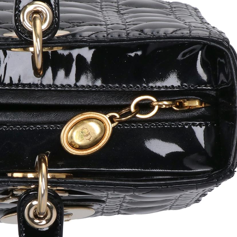 ChristianDior クリスチャンディオール/レディーディオールパテントレザーカナージュ2wayハンド/VRB44560//17-*******/ABランク/24