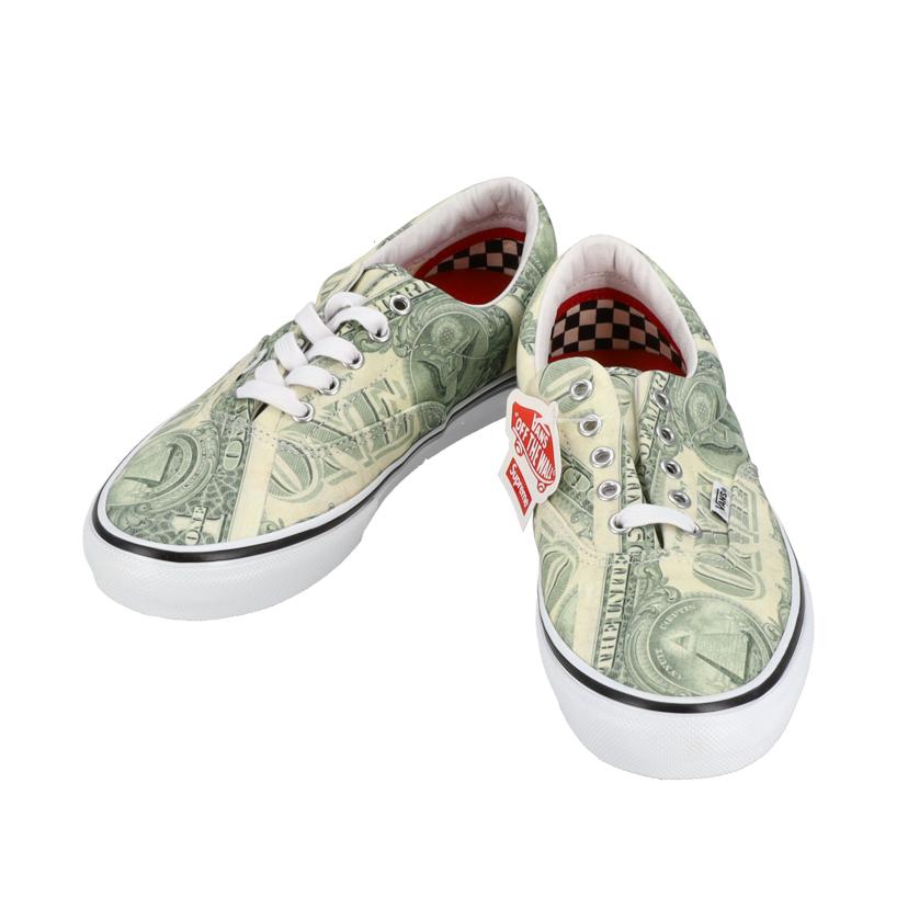 VANS × Supreme バンズ × シュプリーム/VANS × Supreme Skate Era Dollar Bill Green//SAランク/78