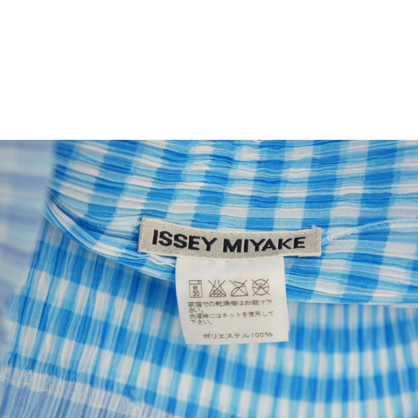 ISSEY MIYAKE イッセイミヤケ/プリーツチェック柄カッツトソー/IM12FJ905//Aランク/09
