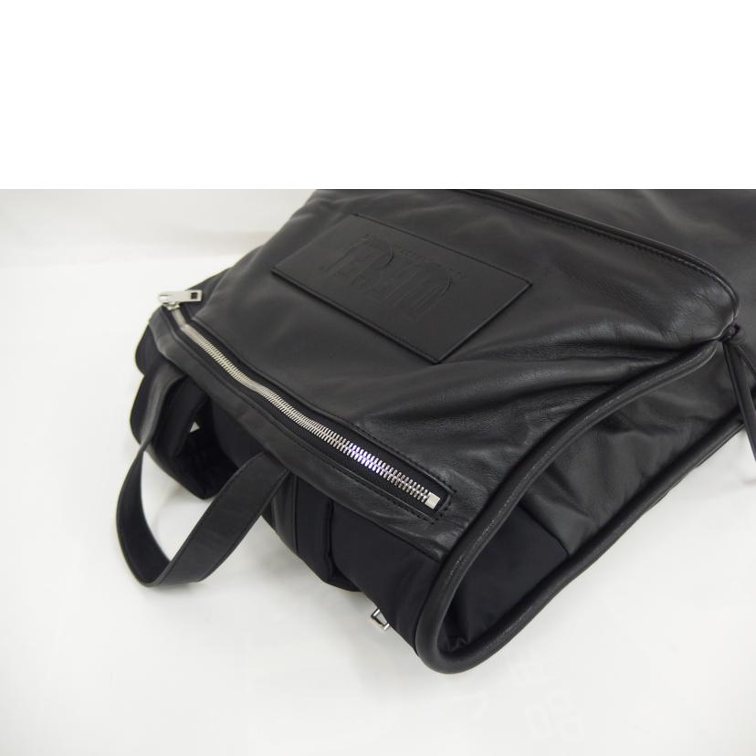 DIESEL ディーゼル/DIESEL レザーリュック/黒//ABランク/82