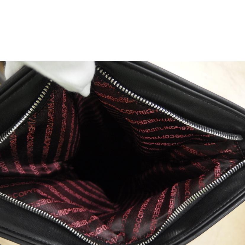 DIESEL ディーゼル/DIESEL レザーリュック/黒//ABランク/82