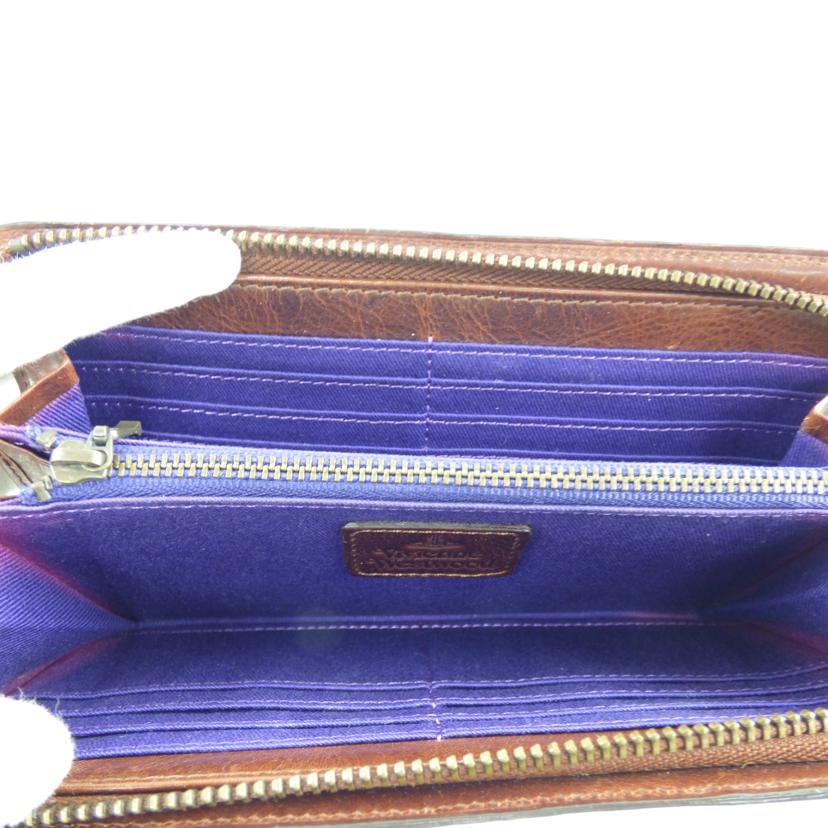 Vivienne Westwood ヴィヴィアンウエストウッド/レザーL字ファスナー長財布//ABランク/64