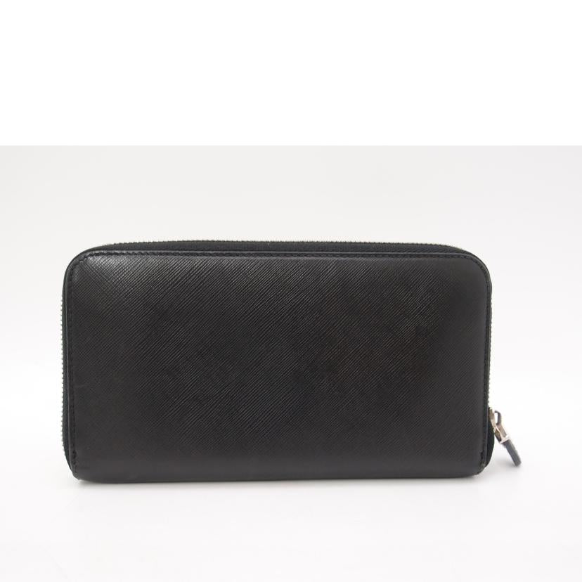 Ferragamo フェラガモ/ヴァラリボンラウンドファスナー長財布/ブラック/22B044//Aランク/69