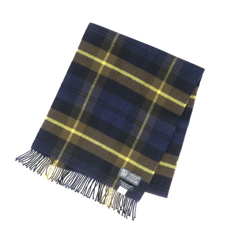 JOHNSTONS of ELGIN ジョンストンズオブエルガン/カシミアマフラー/1336-343-3799//ABランク/91