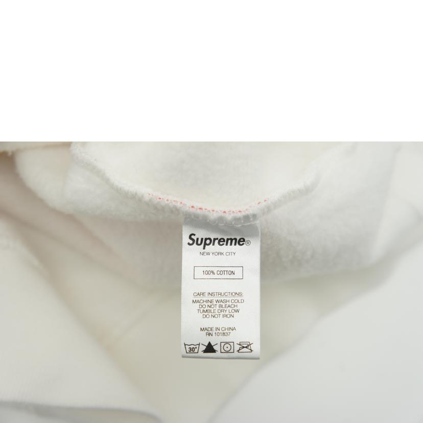 Supreme シュプリーム/パーカーバックプリント/ホワイト×レッド系//Aランク/19