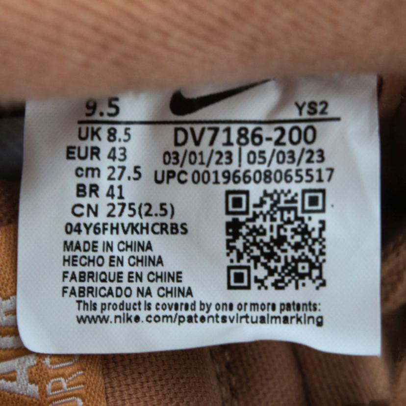 NIKE ナイキ/AIRFORCE1’07 LX/DV7186-200//SAランク/09