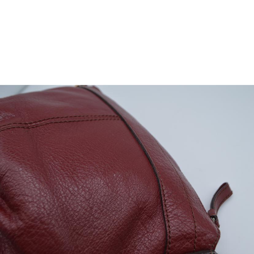 BURBERRY バーバリー/ノバチェックリボンレザーショルダー/ルージュ/E2108-603-16//ABランク/89