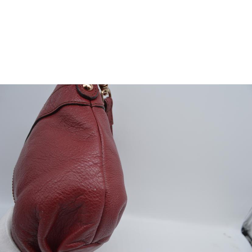 BURBERRY バーバリー/ノバチェックリボンレザーショルダー/ルージュ/E2108-603-16//ABランク/89