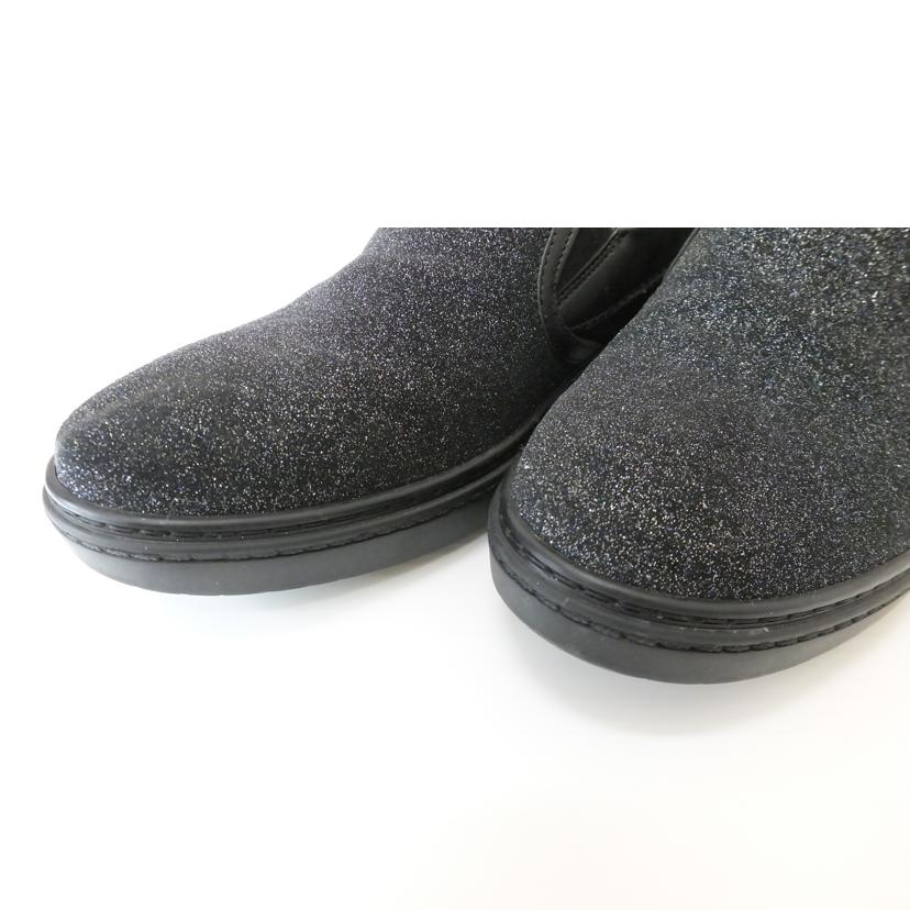 JIMMY CHOO ジミーチュウ/グローブグリッターダストレザースモーキーブルー/J00009549141//ABランク/88