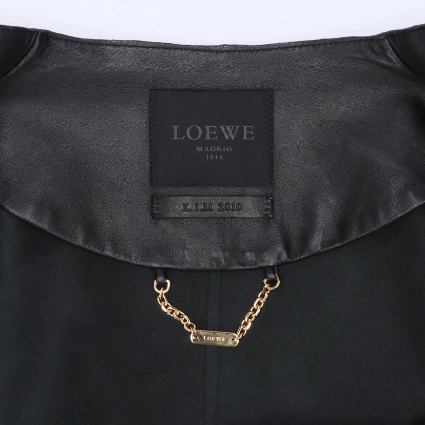 LOEWE ロエベ/LOEWE レザーロングコート//Aランク/82