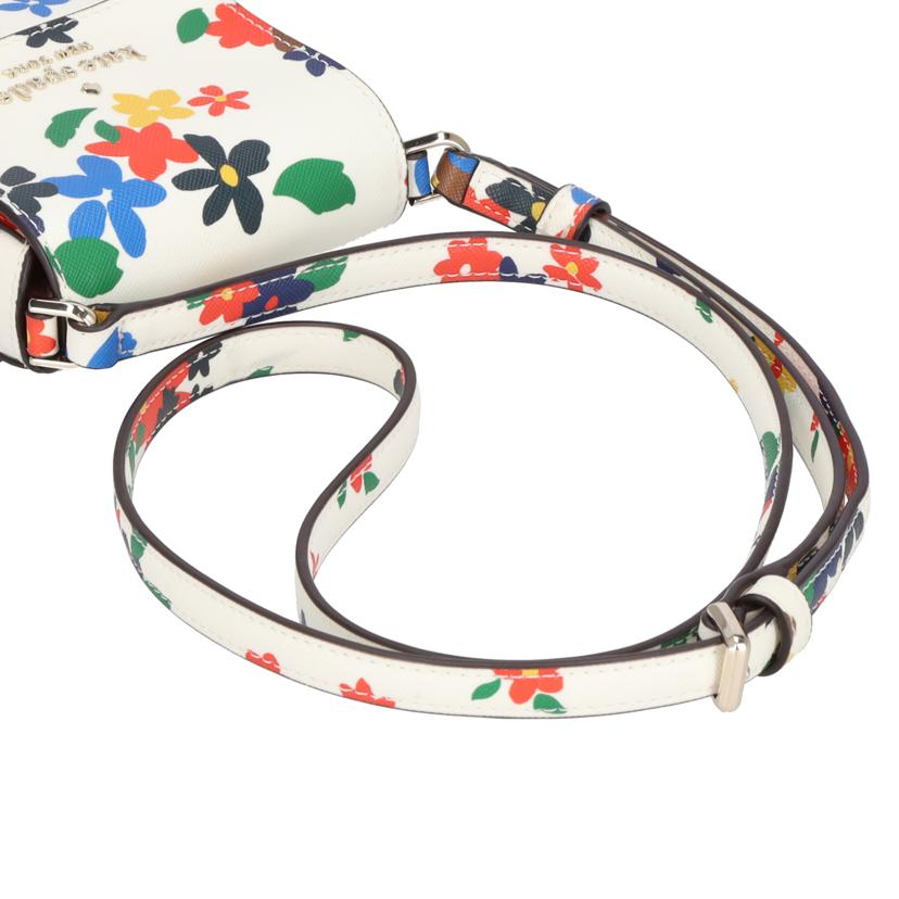 kate spade ケイトスペード/ステイシーセーリングフローラルフラップフォンクロスボディ/WIR0052//Aランク/09