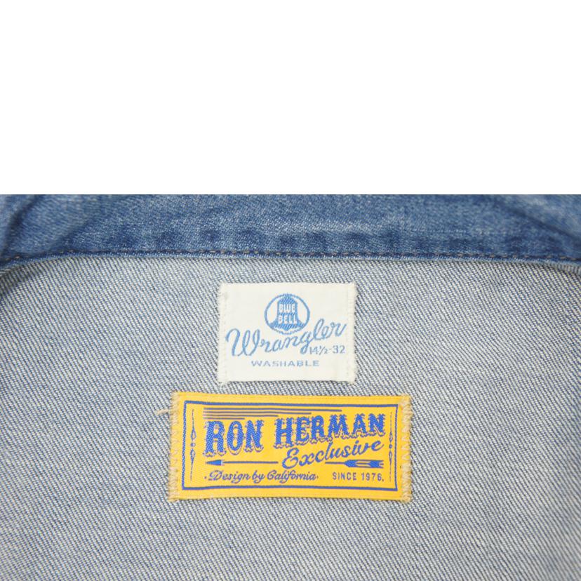 RON HERMAN ロンハーマン/×Wrangler デニムシャツ/W1927//Bランク/05