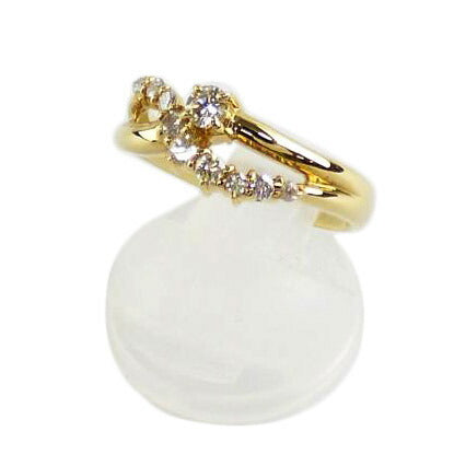 / K18ダイヤリング0.31ct//ABランク/64