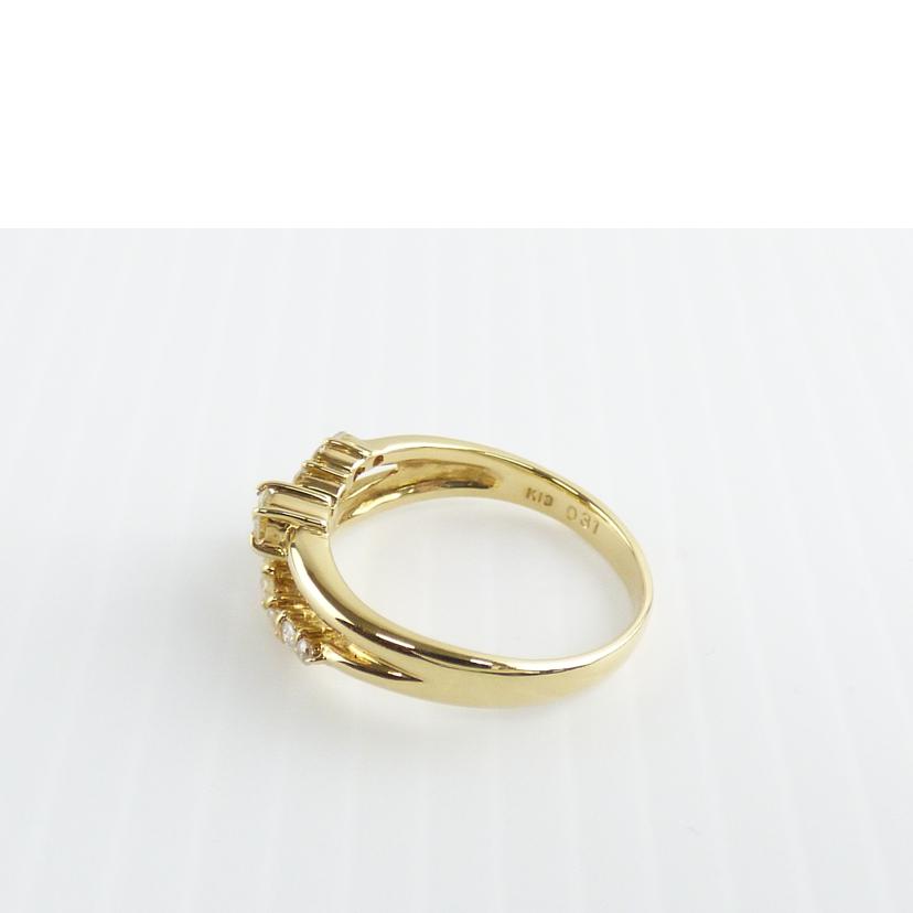 / K18ダイヤリング0.31ct//ABランク/64