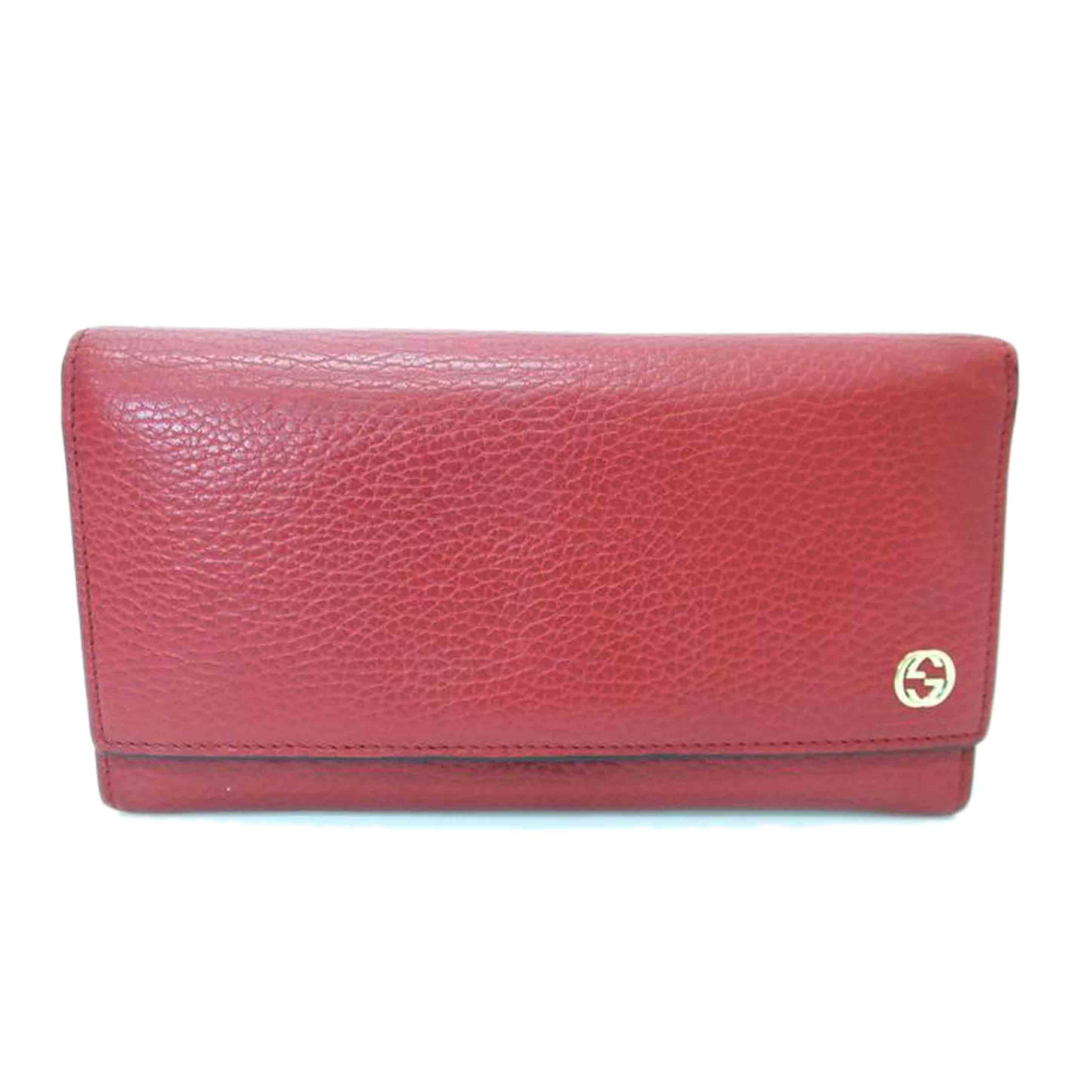 GUCCI グッチ/インターロッキングレザー長財布/449279//496***/Bランク/88