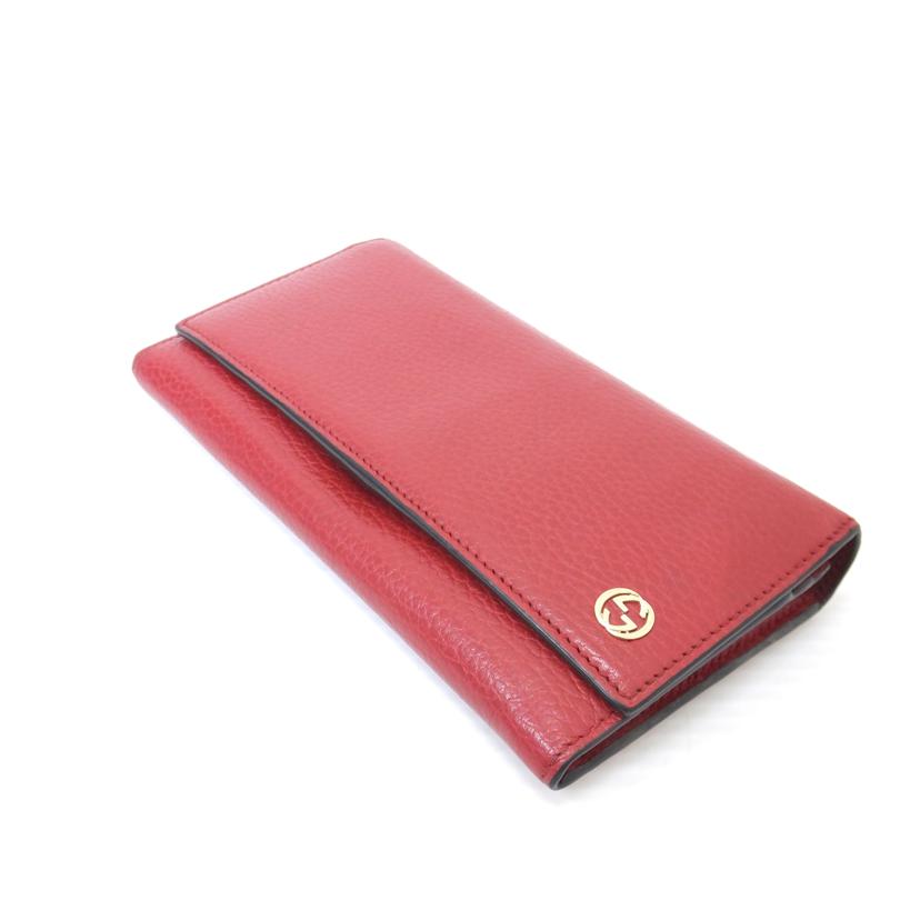 GUCCI グッチ/インターロッキングレザー長財布/449279//496***/Bランク/88