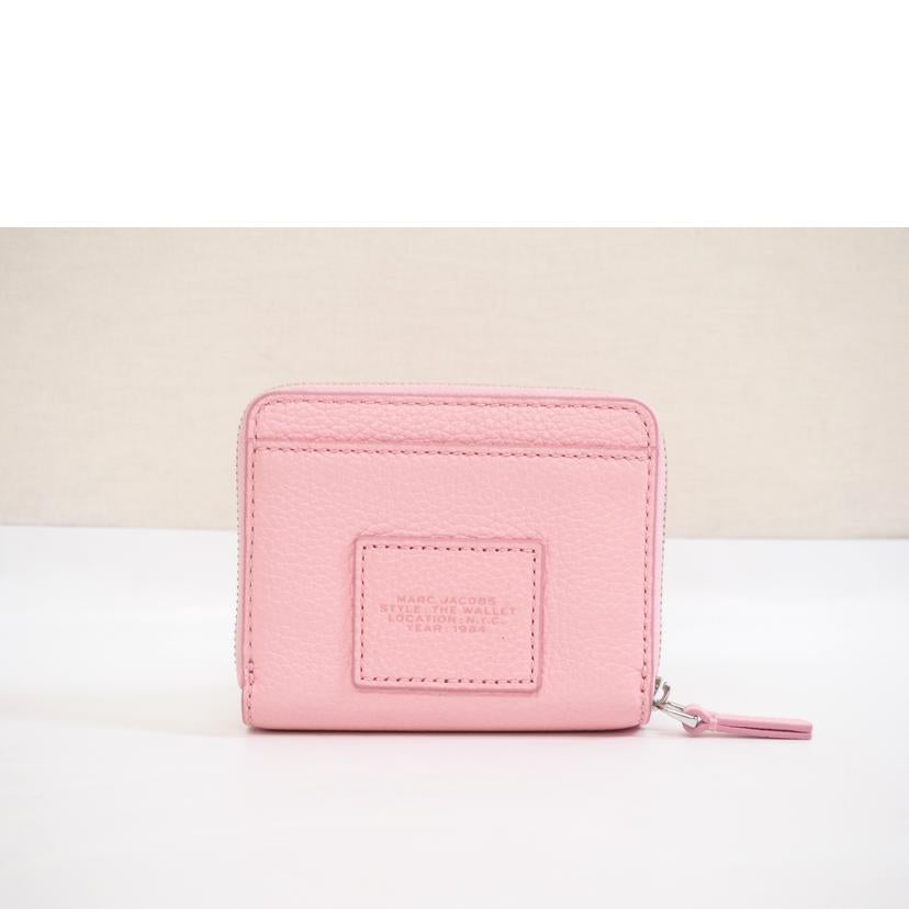 MARC JACOBS マークジェイコブス/レザーデボスロゴコンパクトウォレット//Aランク/71