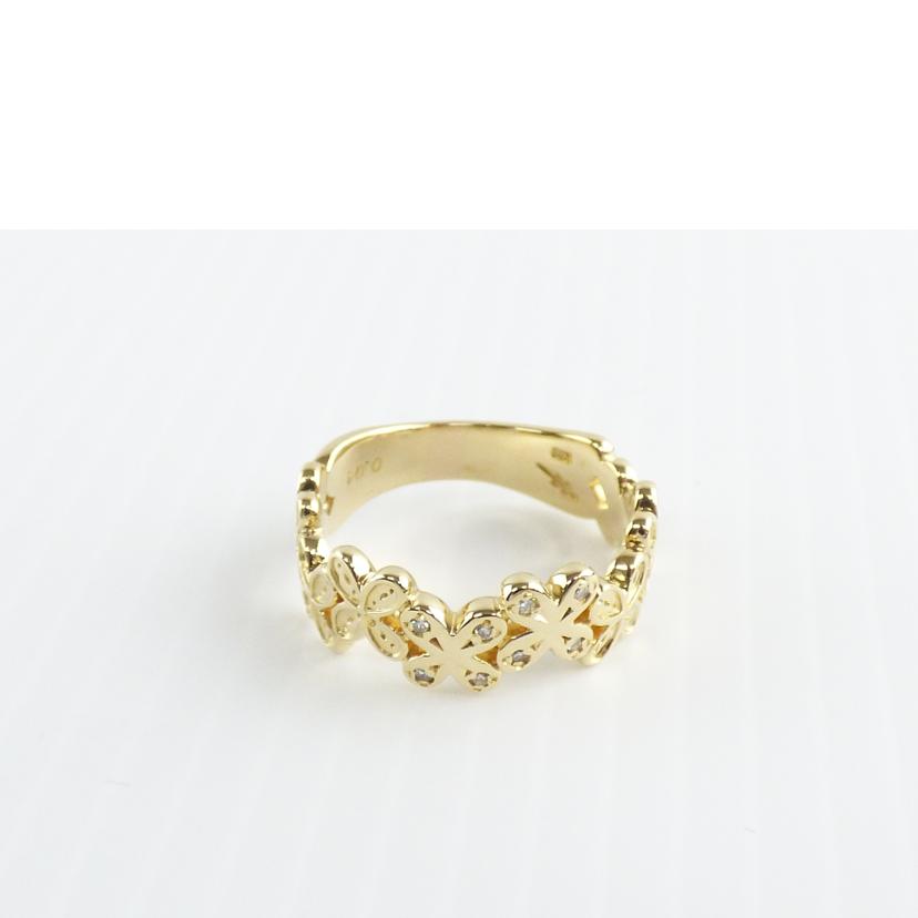 / K18ダイヤリング0.04ct//ABランク/64