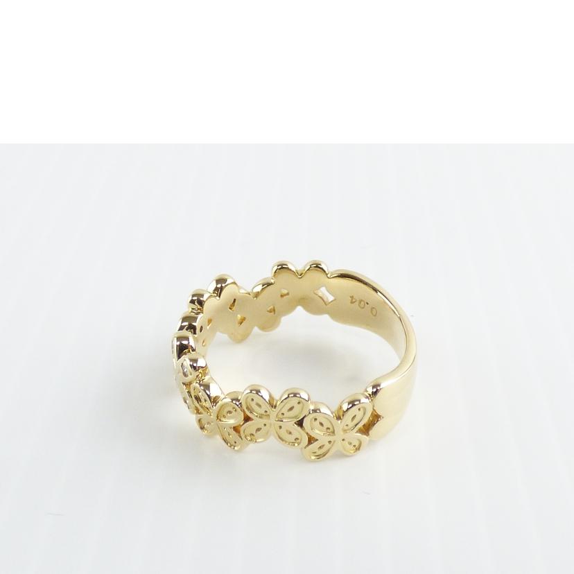 / K18ダイヤリング0.04ct//ABランク/64