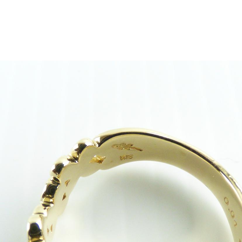 / K18ダイヤリング0.04ct//ABランク/64