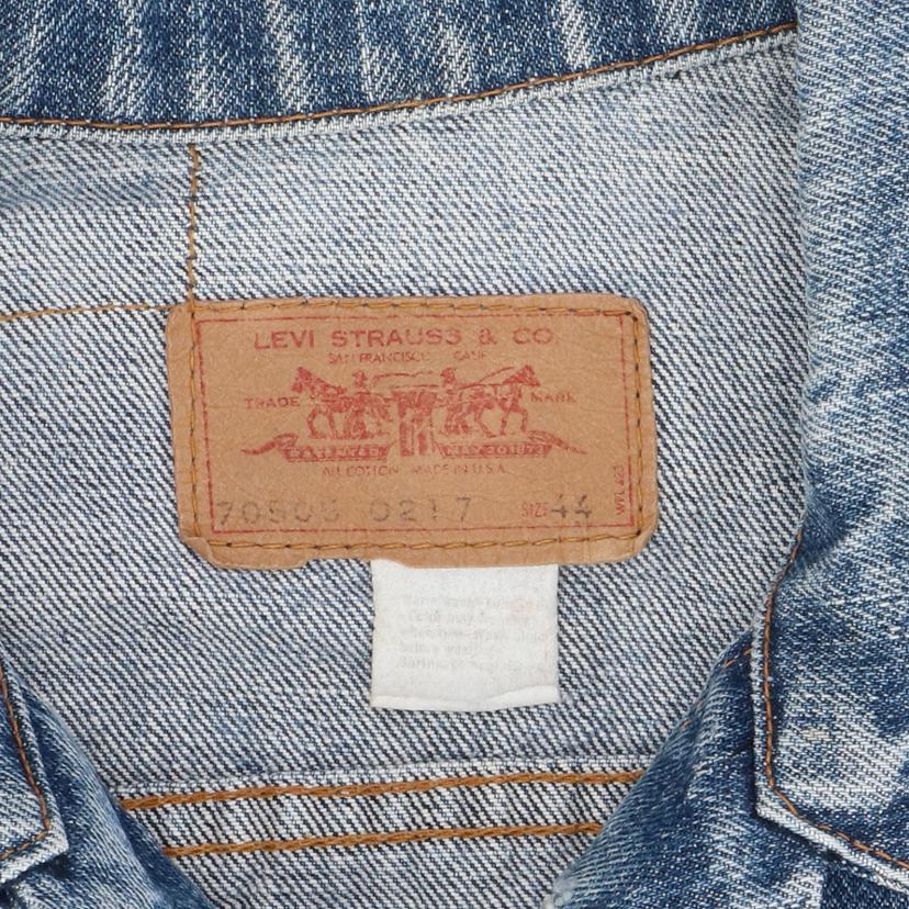 Levi’s リーバイス/70’s/4th/デニムジャケット/USA製/ヴィンテージ/レア入手困難/70505紙ケアタグ//ABランク/82