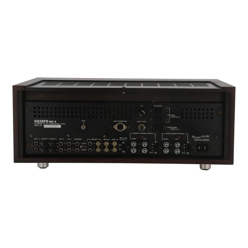 LUXMAN ラックスマン /管球式プリメインアンプ/SQ38FD MKII//17103824/Bランク/67