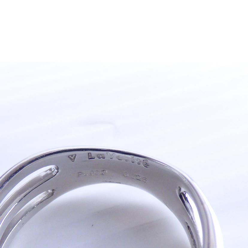 / Pt900ダイヤリング0.25ct//ABランク/64