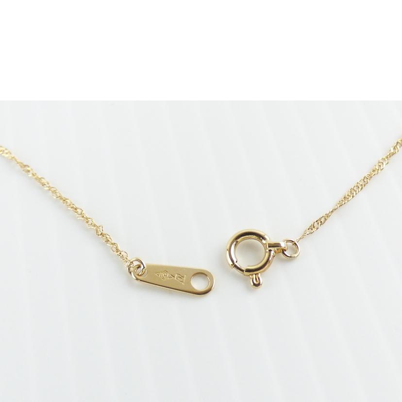 / K18ダイヤネックレス0.15ct//ABランク/64