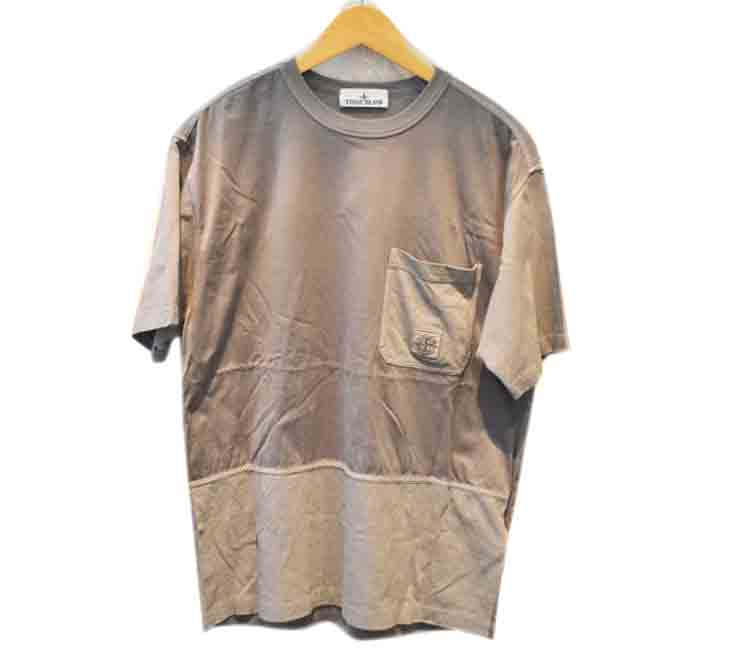 STONE ISLAND ストーンアイランド/ガーメントダイTシャツ/ドーブグレー/Mサイズ/801522044 V0092//ABランク/89