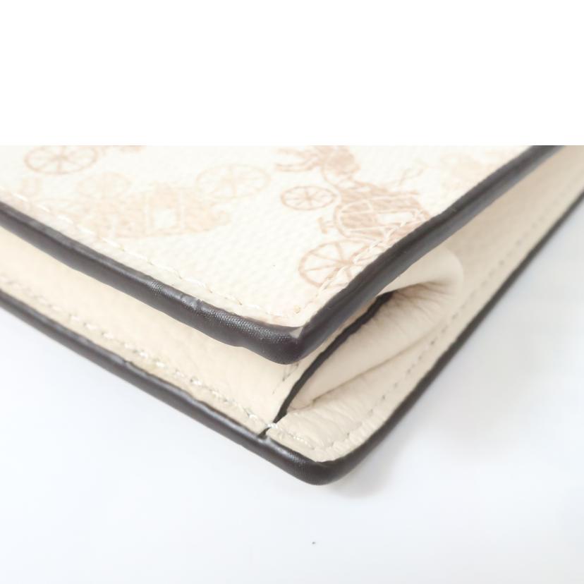 COACH コーチ/クラッチ/セカンドバッグ ロゴホワイトベージュ 総柄/91277//Aランク/65