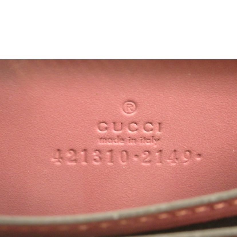 GUCCI グッチ/カードケース/コインケース/GGブルームス/アンティークローズ/421310//214*/ABランク/84