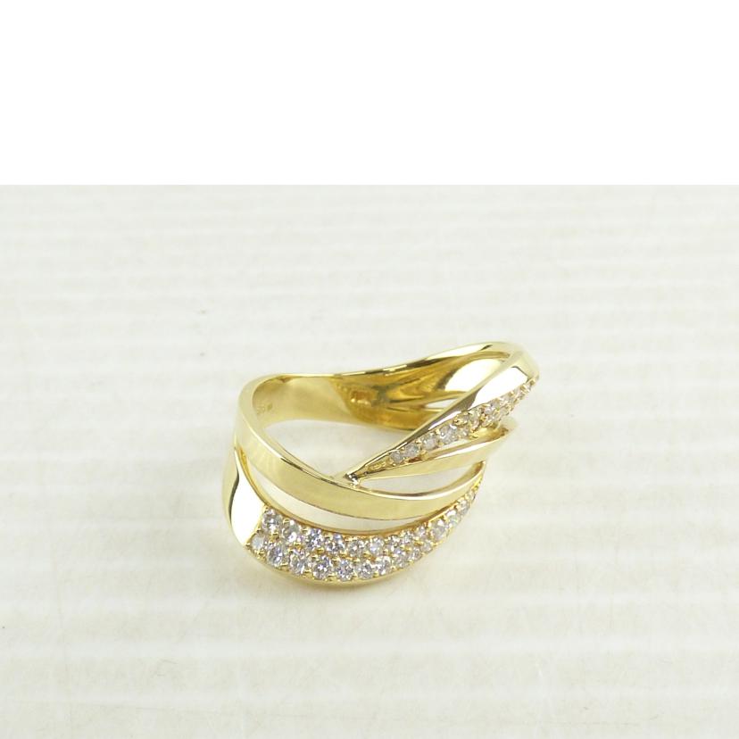 / K18ダイヤリング0.58ct//ABランク/64