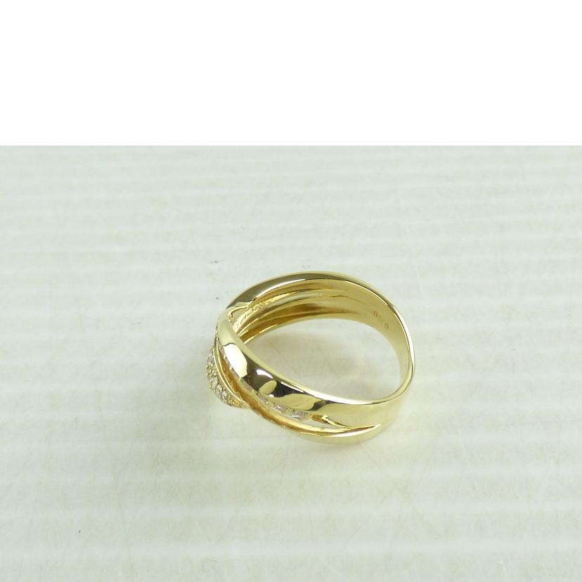 / K18ダイヤリング0.58ct//ABランク/64