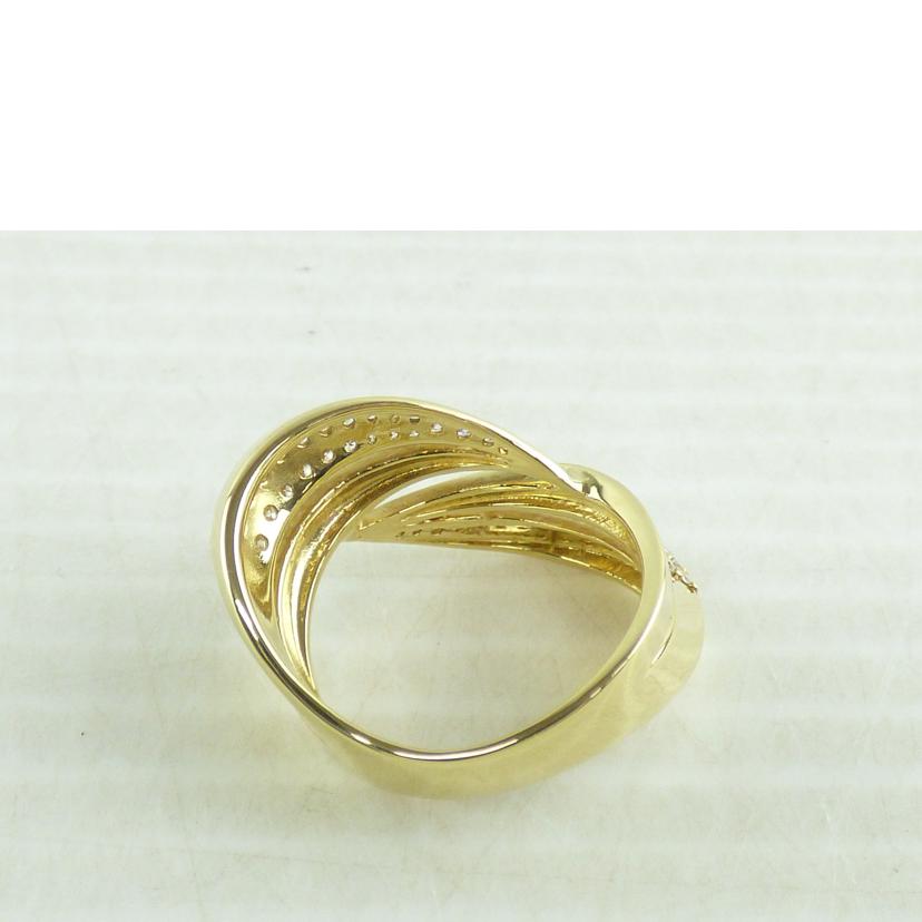 / K18ダイヤリング0.58ct//ABランク/64