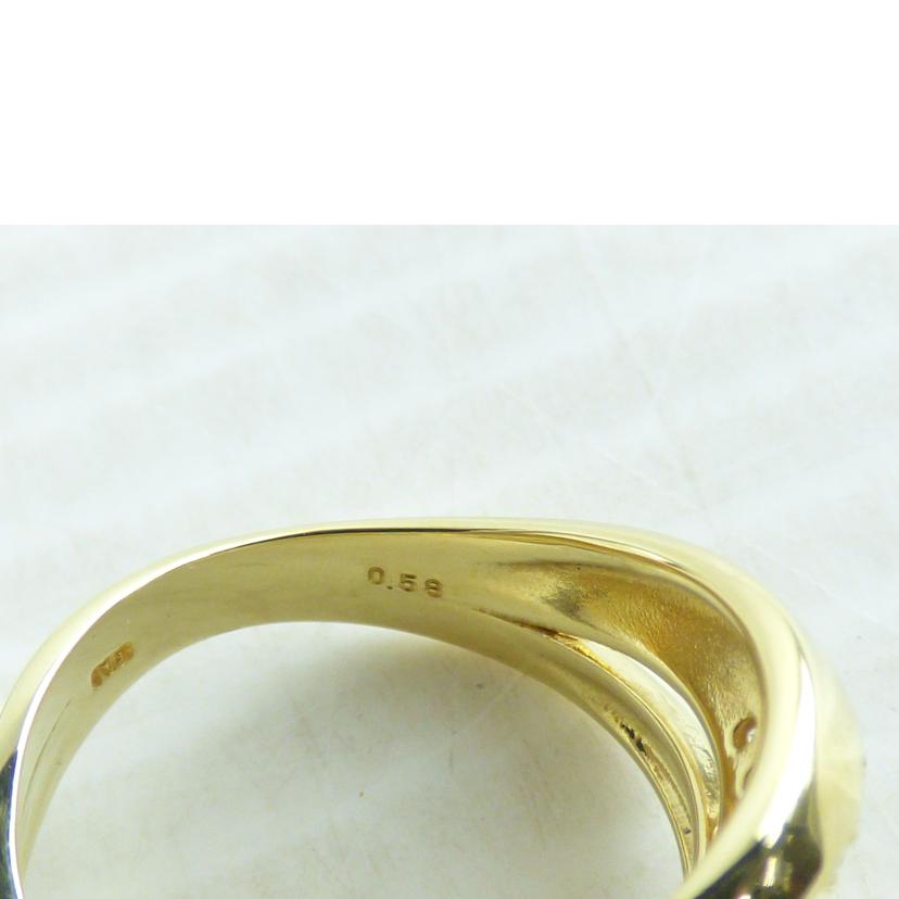/ K18ダイヤリング0.58ct//ABランク/64