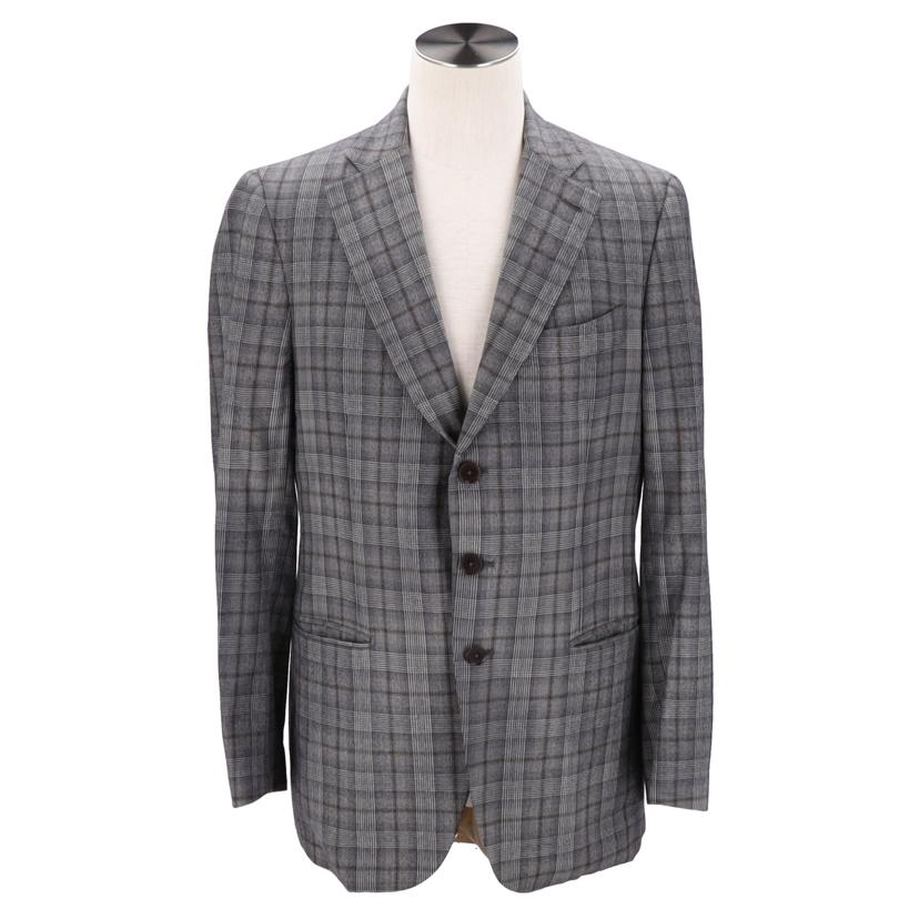 ISAIA アイザイア/スーツ・セットアップ2点/グレーチェック系//ABランク/19