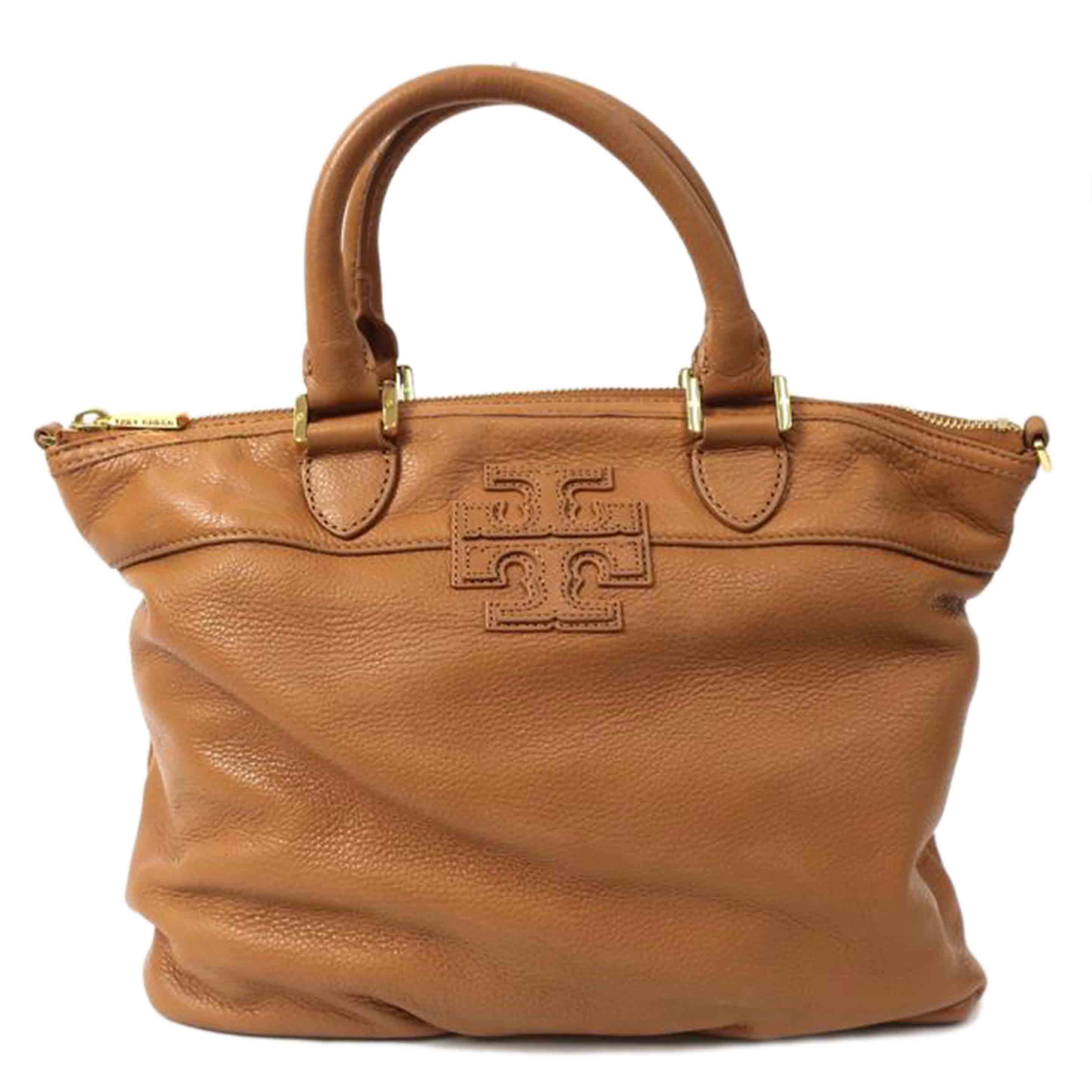 TORY　BURCH トリーバーチ/レザー2WAYショルダーバッグ　ロイヤルタン　ライトブラウン/11139503//Aランク/65