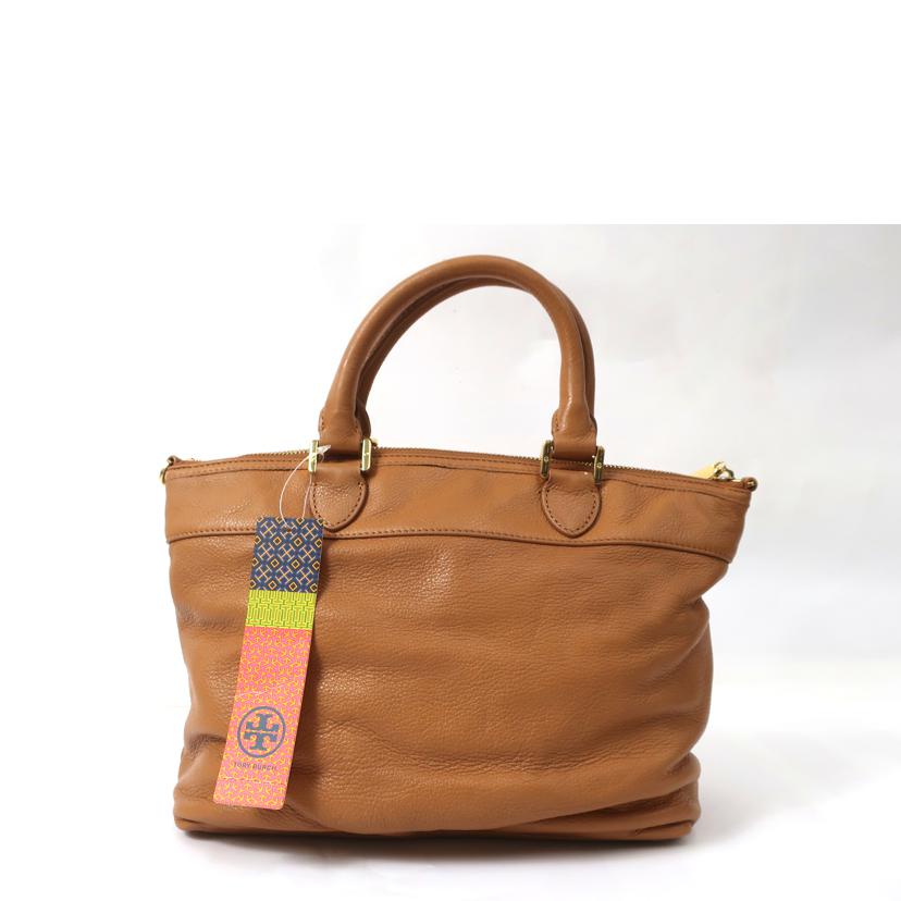 TORY BURCH トリーバーチ/レザー2WAYショルダーバッグ ロイヤルタン ライトブラウン/11139503//Aランク/65