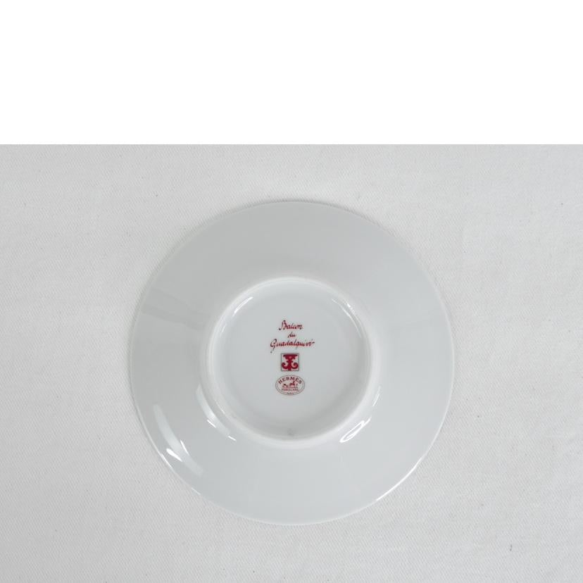 HERMES エルメス/ガダルキヴィール ペアカップ&ソーサー//Aランク/81