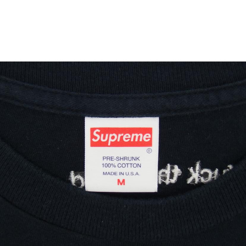 Supreme シュプリーム/刺繍ロゴTシャツ/fuck the world//Bランク/04