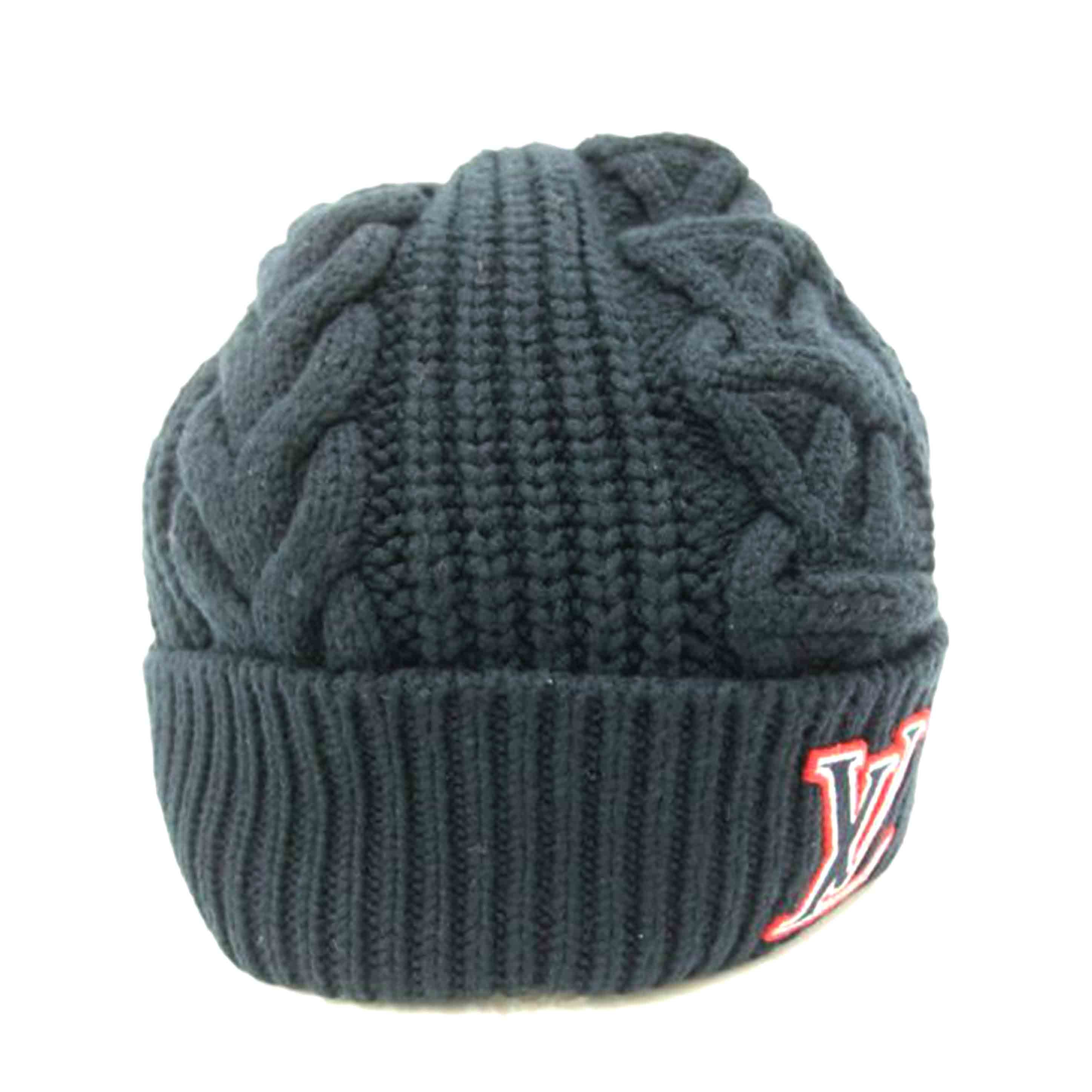 LOUIS VUITTON ルイ・ヴィトン/LVロゴエシャルプニット帽/ネイビー/MP2867//EB1***/Aランク/69