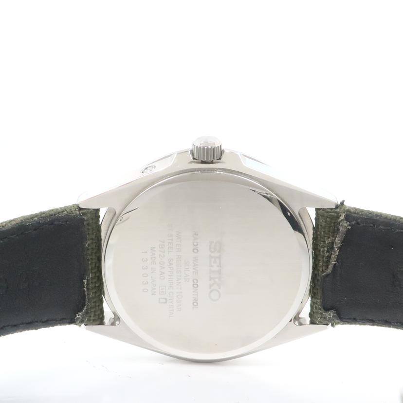 SEIKO セイコー/ソーラー電波時計/7B72-0AA0//133***/Aランク/65