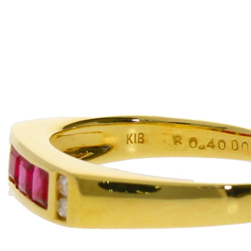 /K18ルビーリング 0.40ct #14/3.1g//ABランク/67