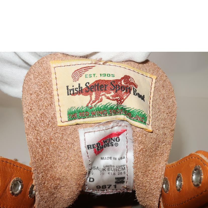 Red Wing レッドウィング/アイリッシュセッター ゴールドラセット 26.5cm 犬タグ 復刻版/9871//Bランク/65
