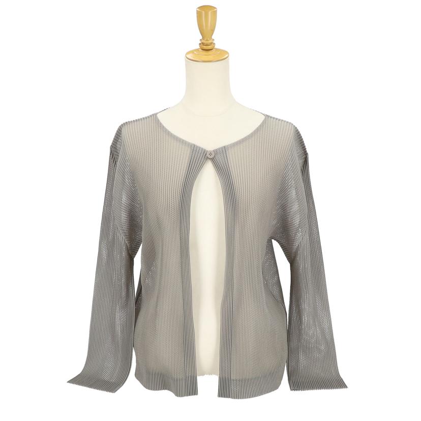 ISSEY MIYAKE イッセイミヤケ/プリーツメッシュカーディガン/PP43-F0262//75690743/ABランク/93