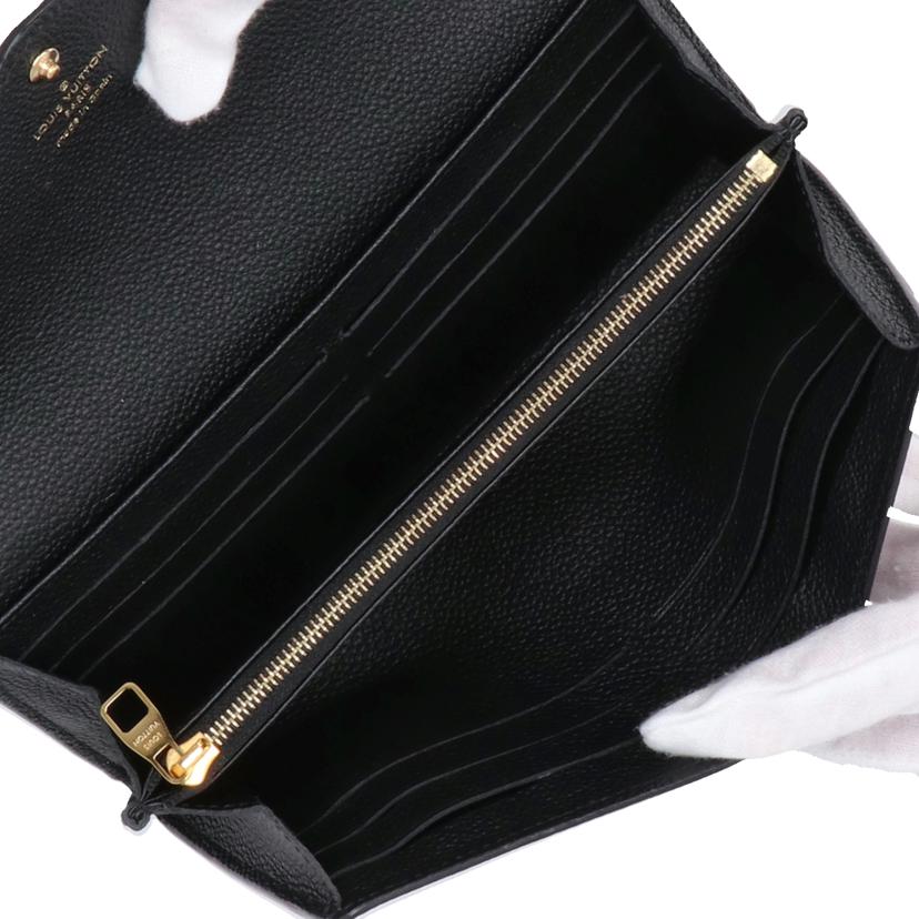 LOUIS VUITTON ルイヴィトン/ポルトフォイユ・サラ ブラック×ベージュ/モノグラム・アンプラント/M80496//RFI*/ABランク/91